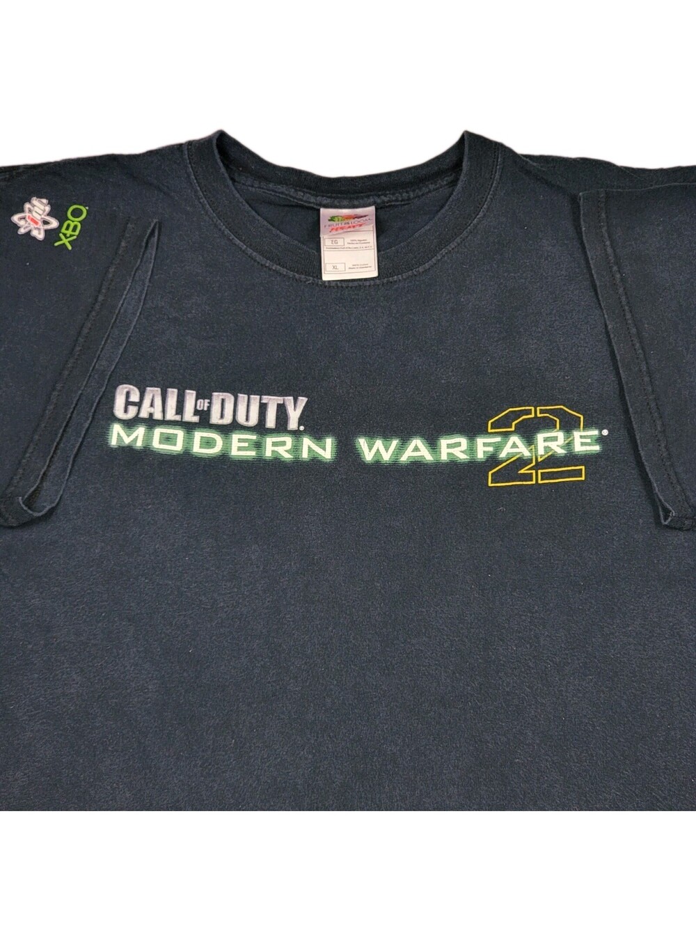 Vintage Call of Duty Modern Warfare 2 Shirt Xbox LIVE Promo